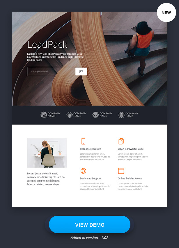 LeadPack Landing Pages