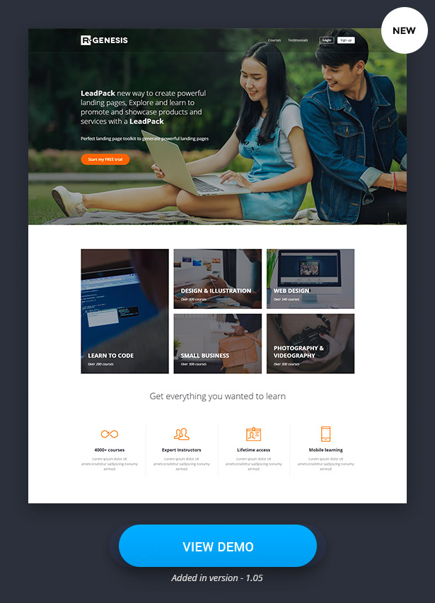 LeadPack Landing Pages