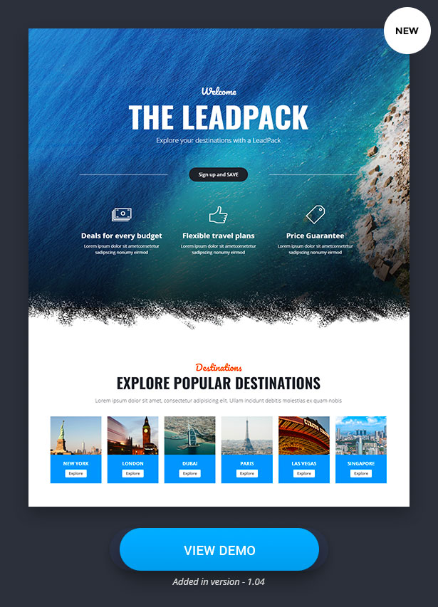 LeadPack Landing Pages